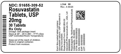 Label - 51655 309 52   Rev A 03 23